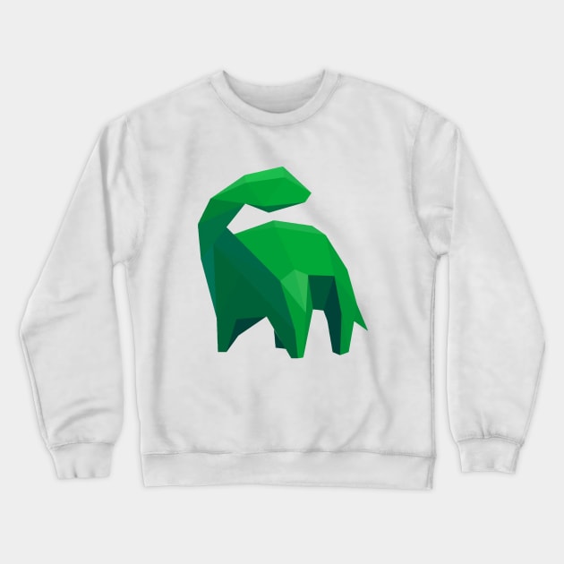 MINIMALIST LOW POLY DINOSAUR Crewneck Sweatshirt by itsyaboifabian